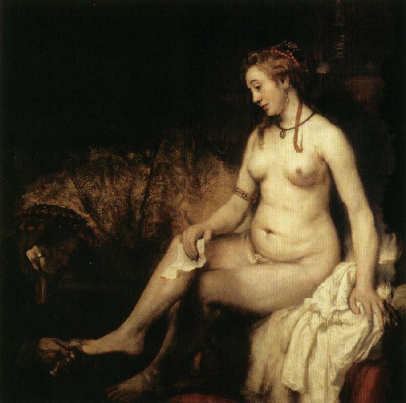 Rembrandt van rijn Bathsheba with David's Letter